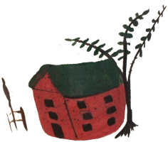 new primitive house pattern from Hobby Farm Pottery